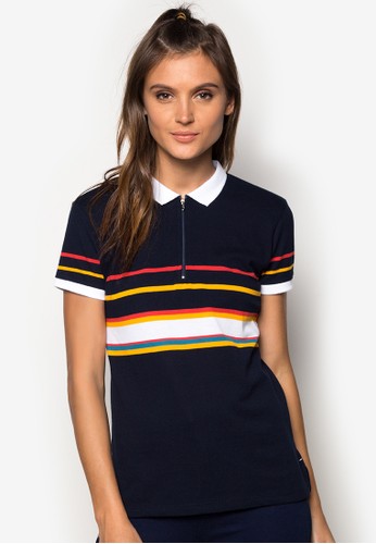 Ladies' Striped Polo Shirt