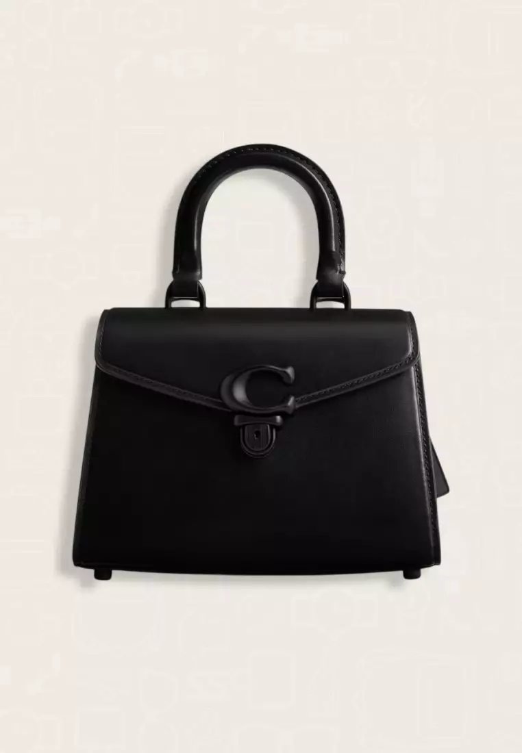 Coach Sammy 21 Top Handle Bag Black