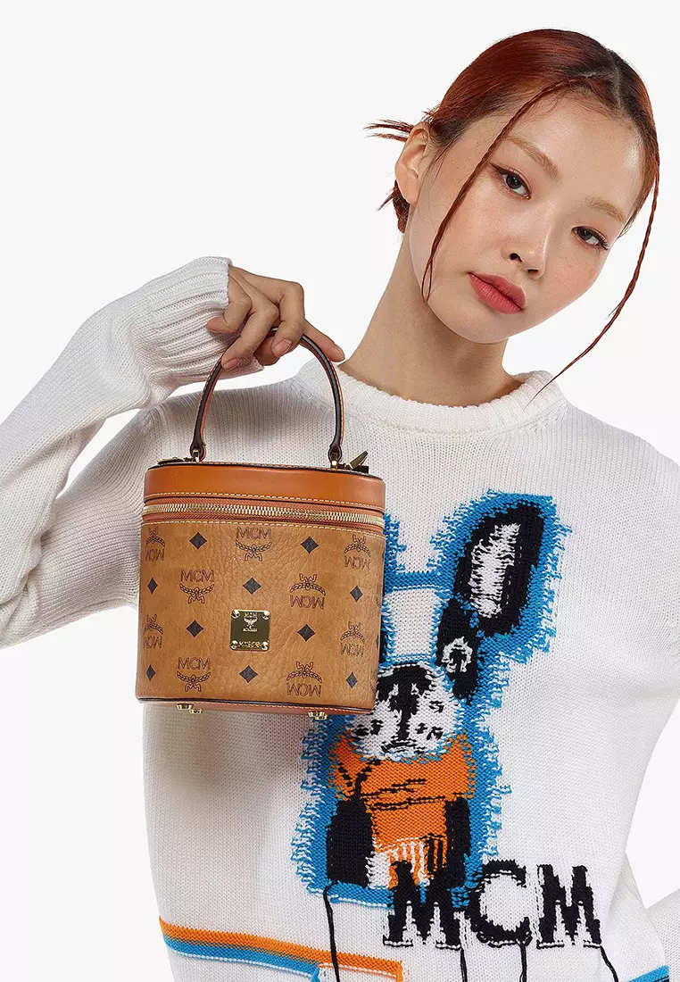 Mcm cylinder visetos crossbody bag best sale