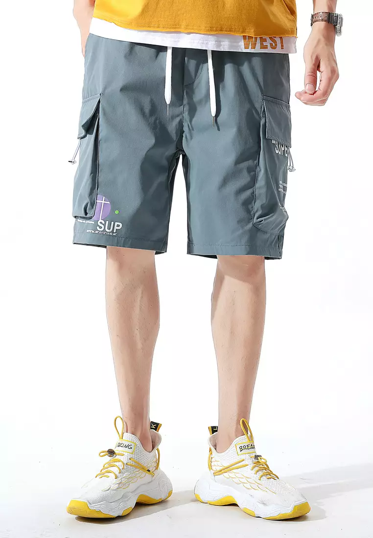 Men's 100 polyester outlet cargo shorts