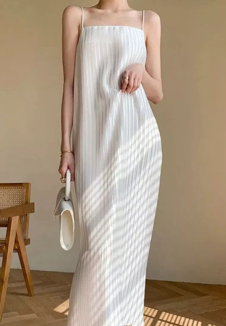 White long deals one piece dress