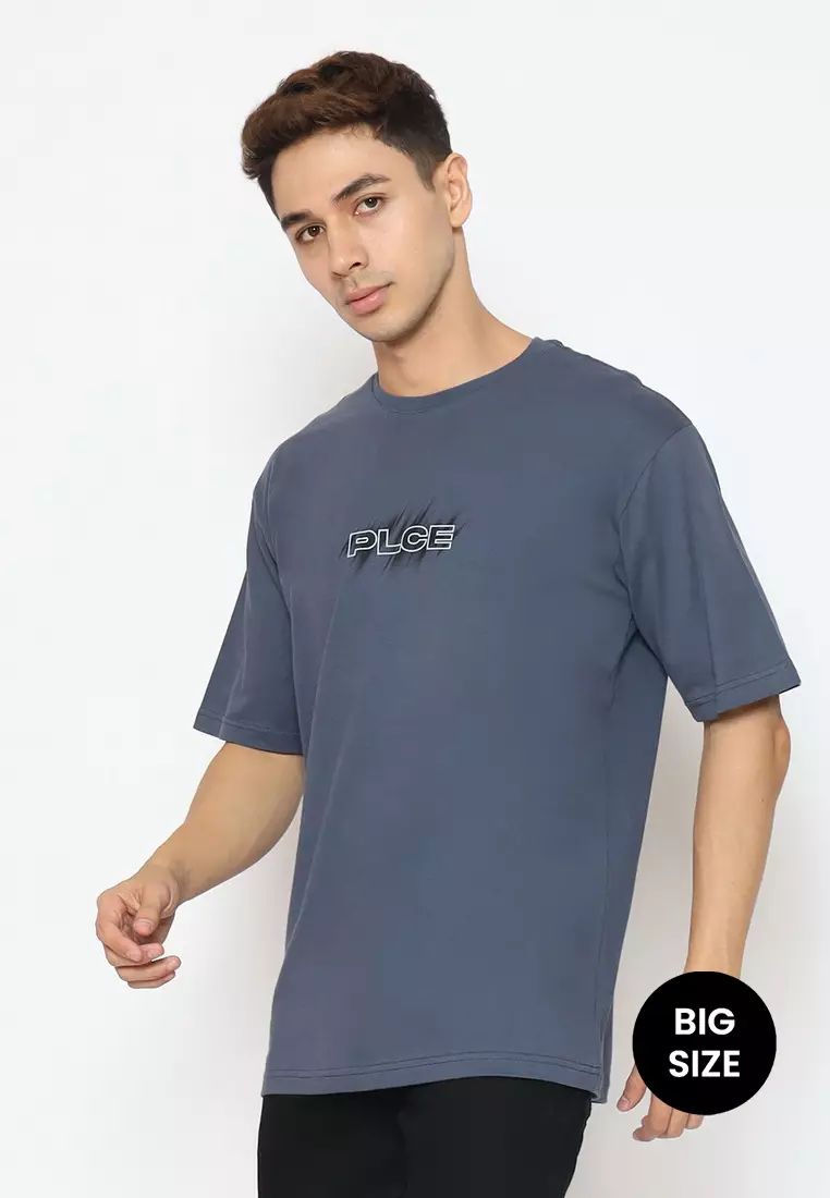 POLICE T-Shirt Cotton Combed Big Size Pria 2078280281