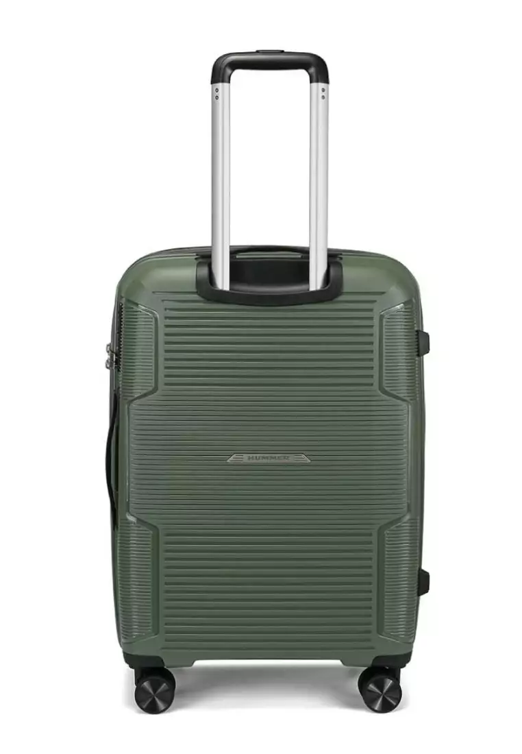 Hummer Overland 28＂ Polypropylene [PP] Hard Case Expandable TSA Lock Secure Zip Luggage - 13851428