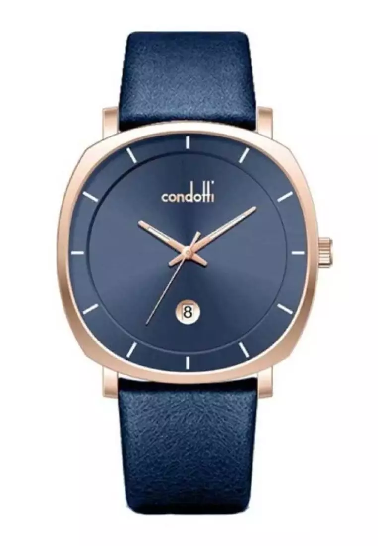 Condotti DECENTE CN5072-RG04-L04 Kulit Biru Rosegold Cowok