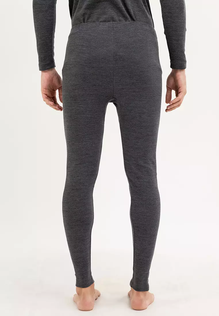 Wool Blend Double Knee Layer Thermal Bottoms