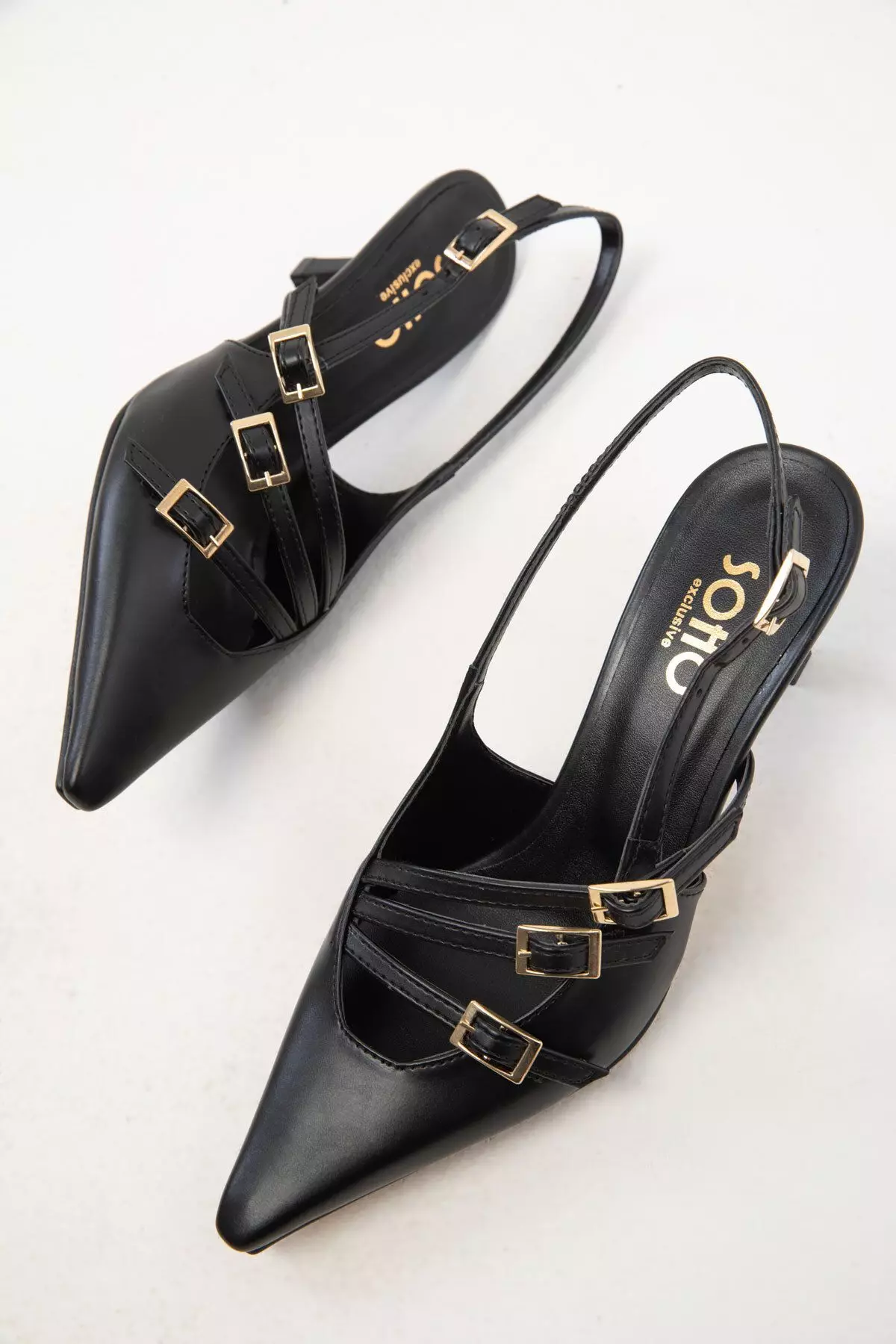 Discount on Soho  shoes - SKU: Strapped Slingback Heels