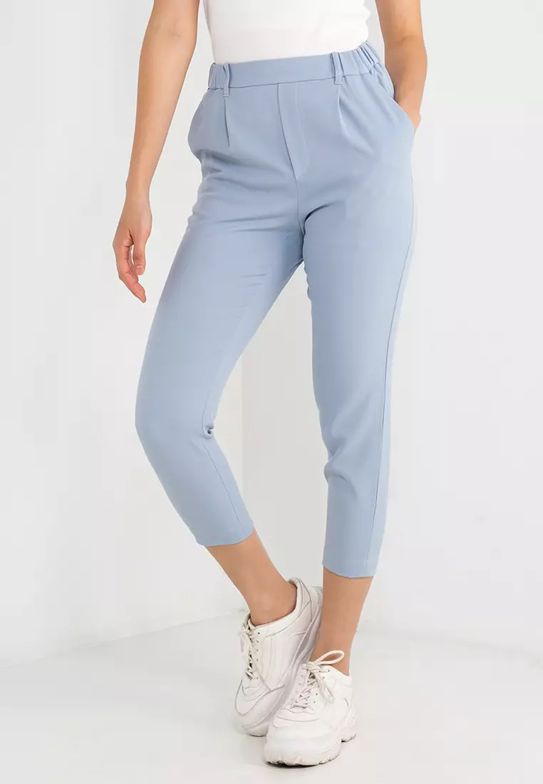Blue pants womens deals