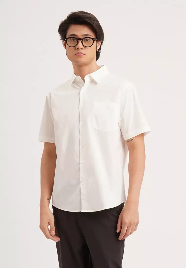 enro dress shirts Men's No-Iron SS Sport Shirt/Light Blue #181739-335 Retains shape and color for an easy care finish Enro Shirts | Enro Ultra