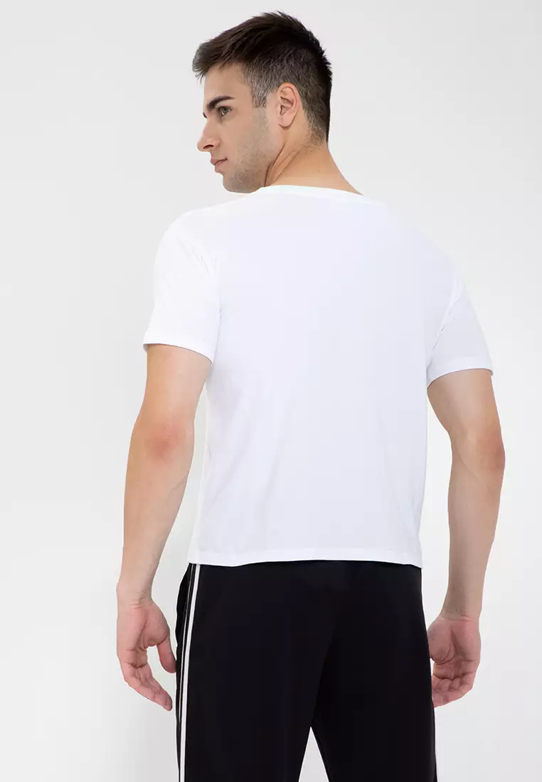 Champion plain white t shirt discount