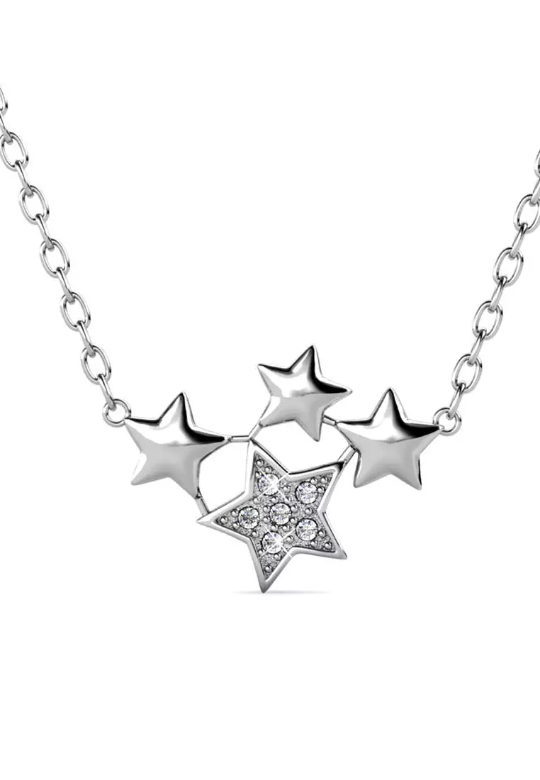 White gold new arrivals star necklace