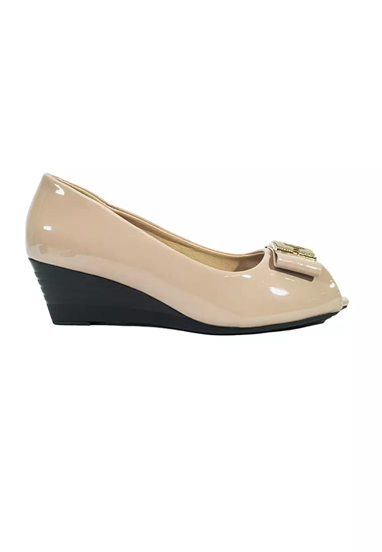 Discount on Mario D' boro Runway  shoes - SKU: Women's Wedge Sandals LX 27075 Taupe C54