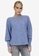 ONLY blue Daniella Long Sleeves Knit Sweater F1DE0AABFE6B86GS_1