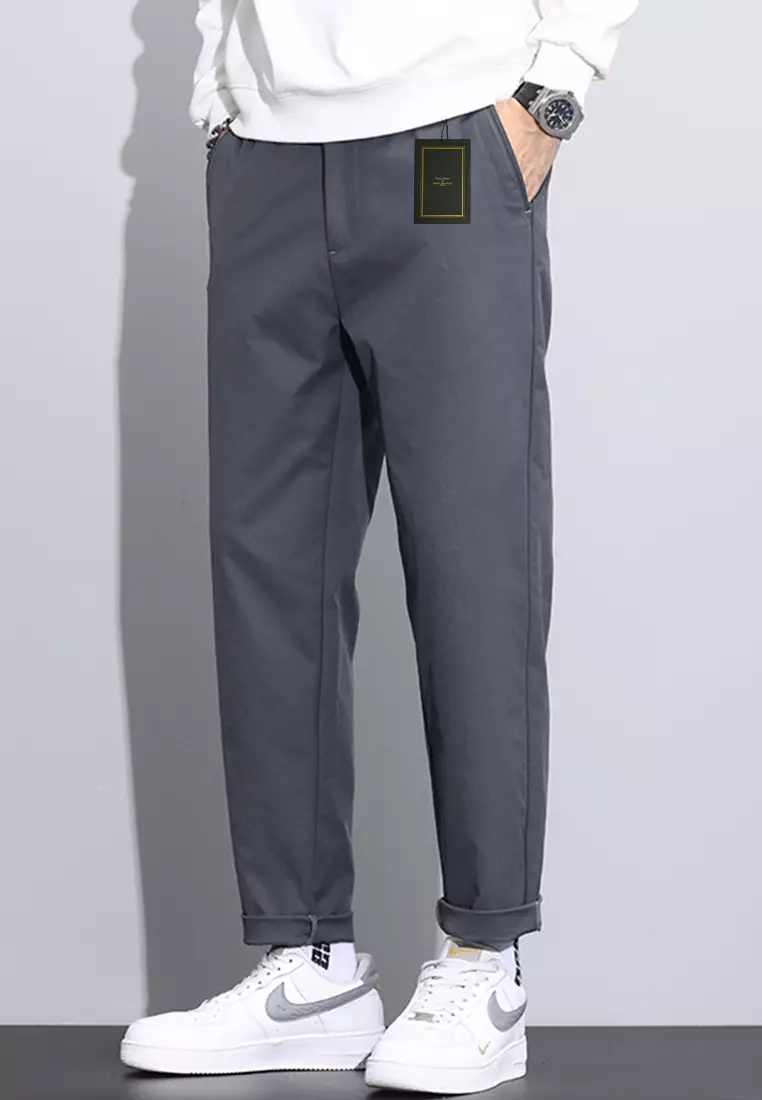 Tapered Mid Waist Suit Pants AY-L9875