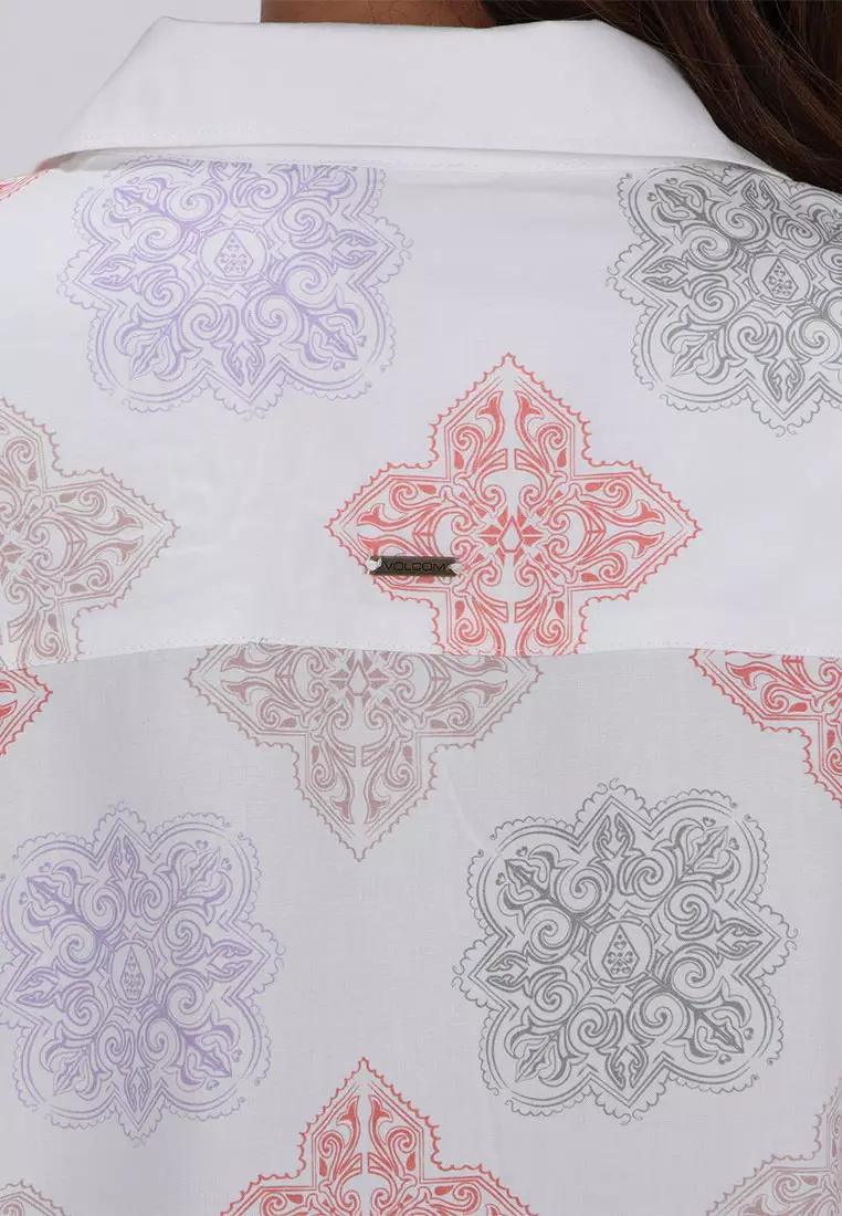 GSH DECOSTAMP SHORT SLEEVE SHIRT WHITE