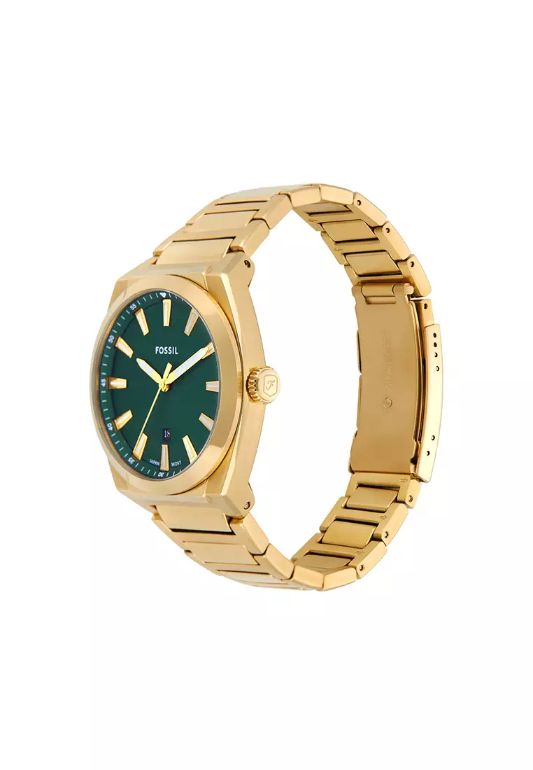 Everett Gold Stainless Steel Watch FS6090