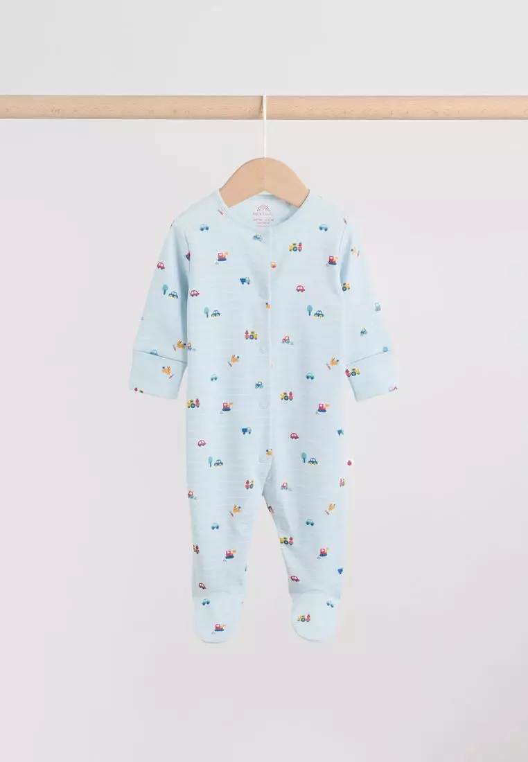 3 Pack Baby Sleepsuits