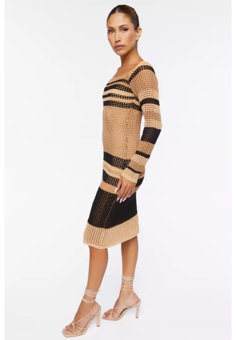 Forever 21 deals striped midi dress