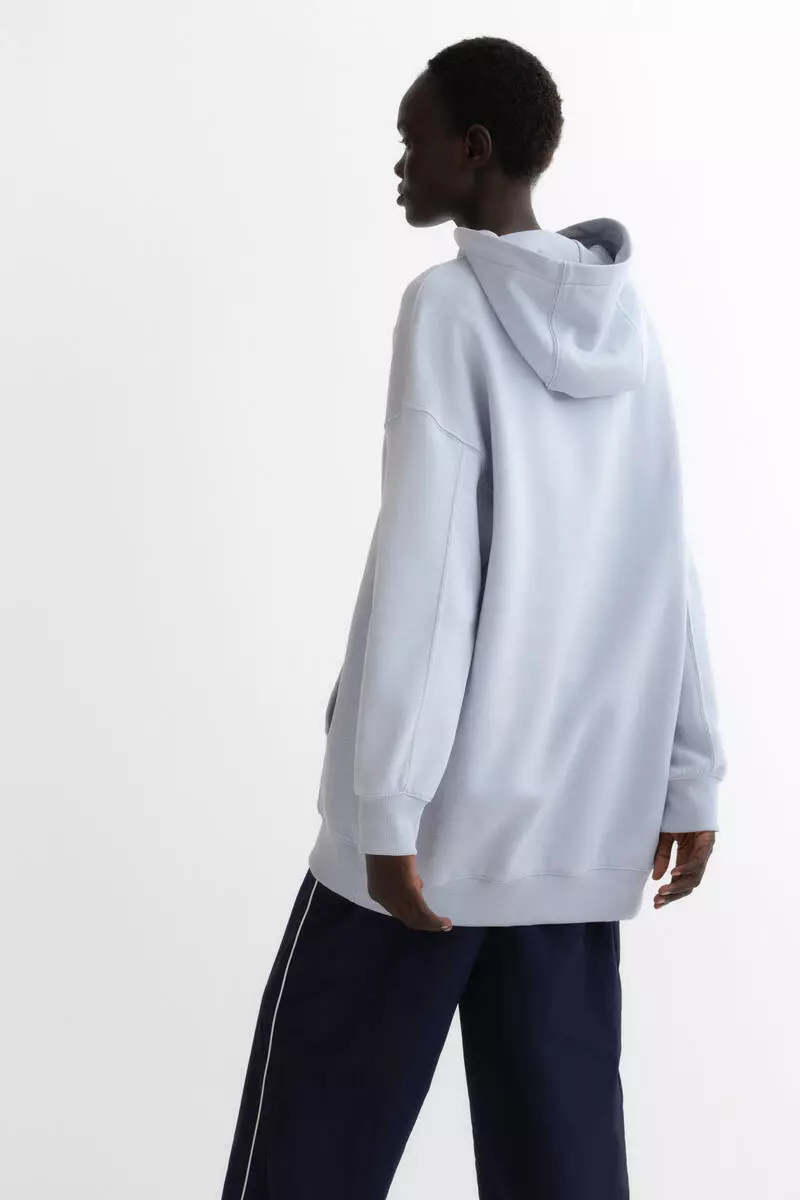 Oversized hooded dress