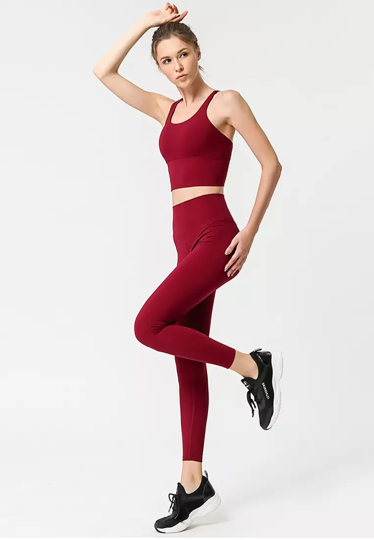 Red cheap sport tights
