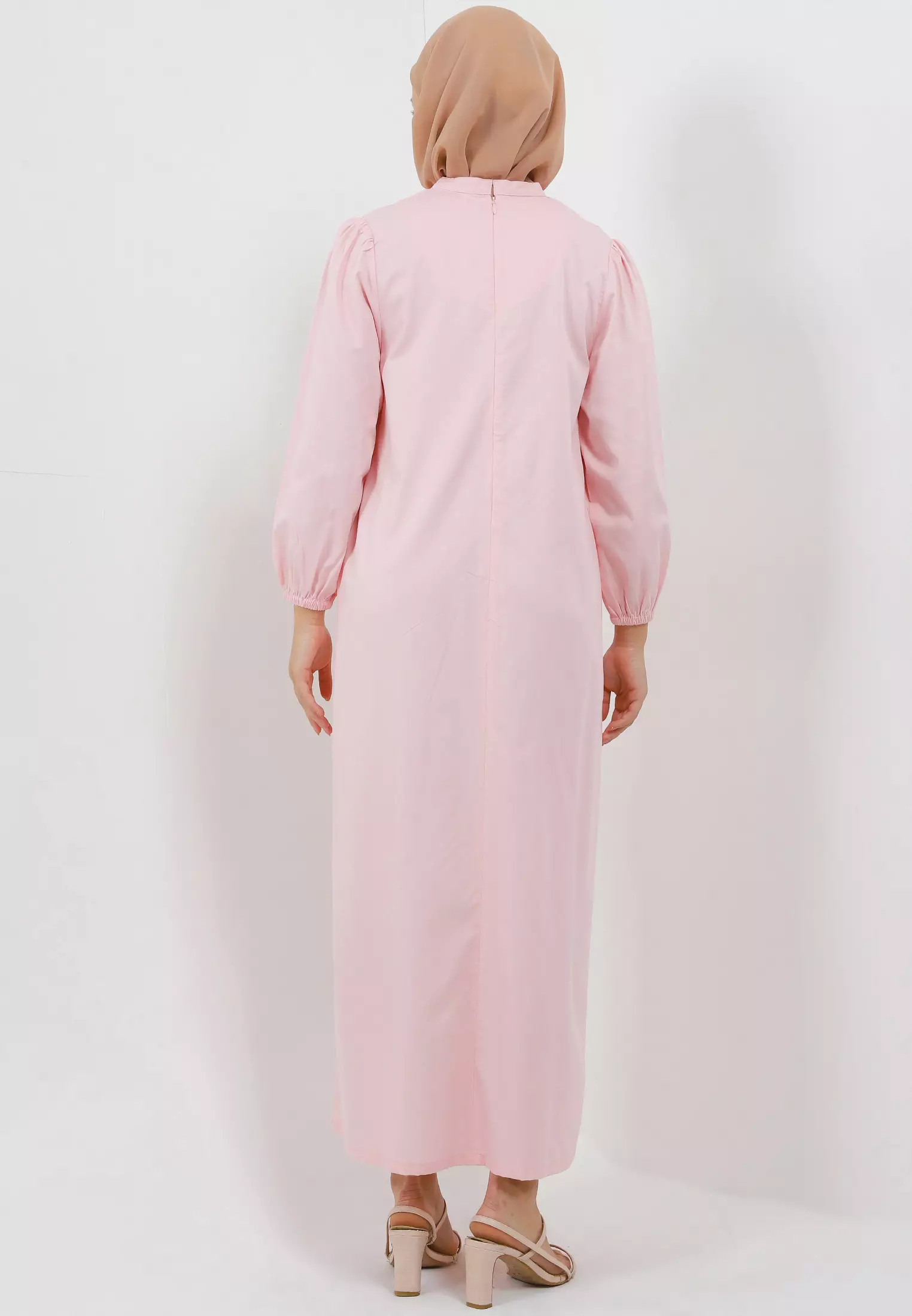 MFMW Wedari Dress Gamis Baby Pink