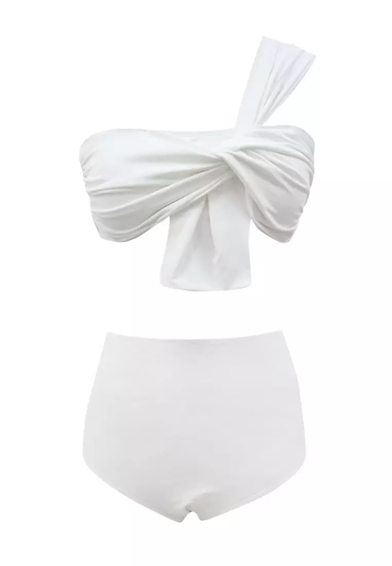 White swimsuit on sale two piece