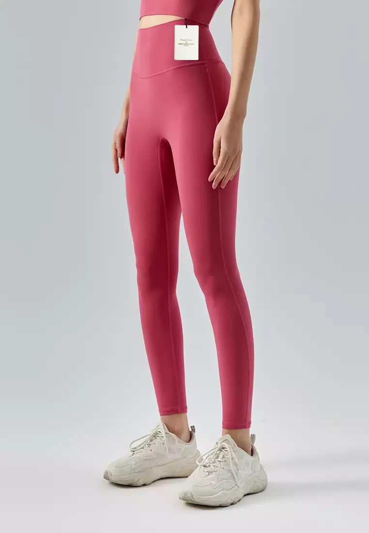Seamless Safety Non-curling Cotton Crotch Nude Feel Leggings