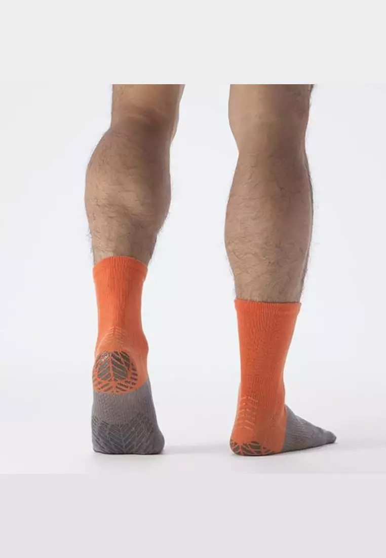 Zeroglide Short Socks Orange Soccer Wear