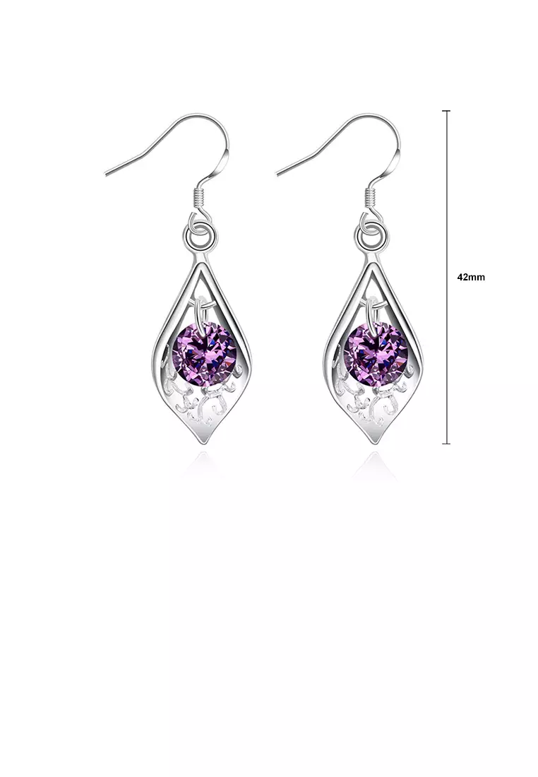 Gemstone earrings cheap