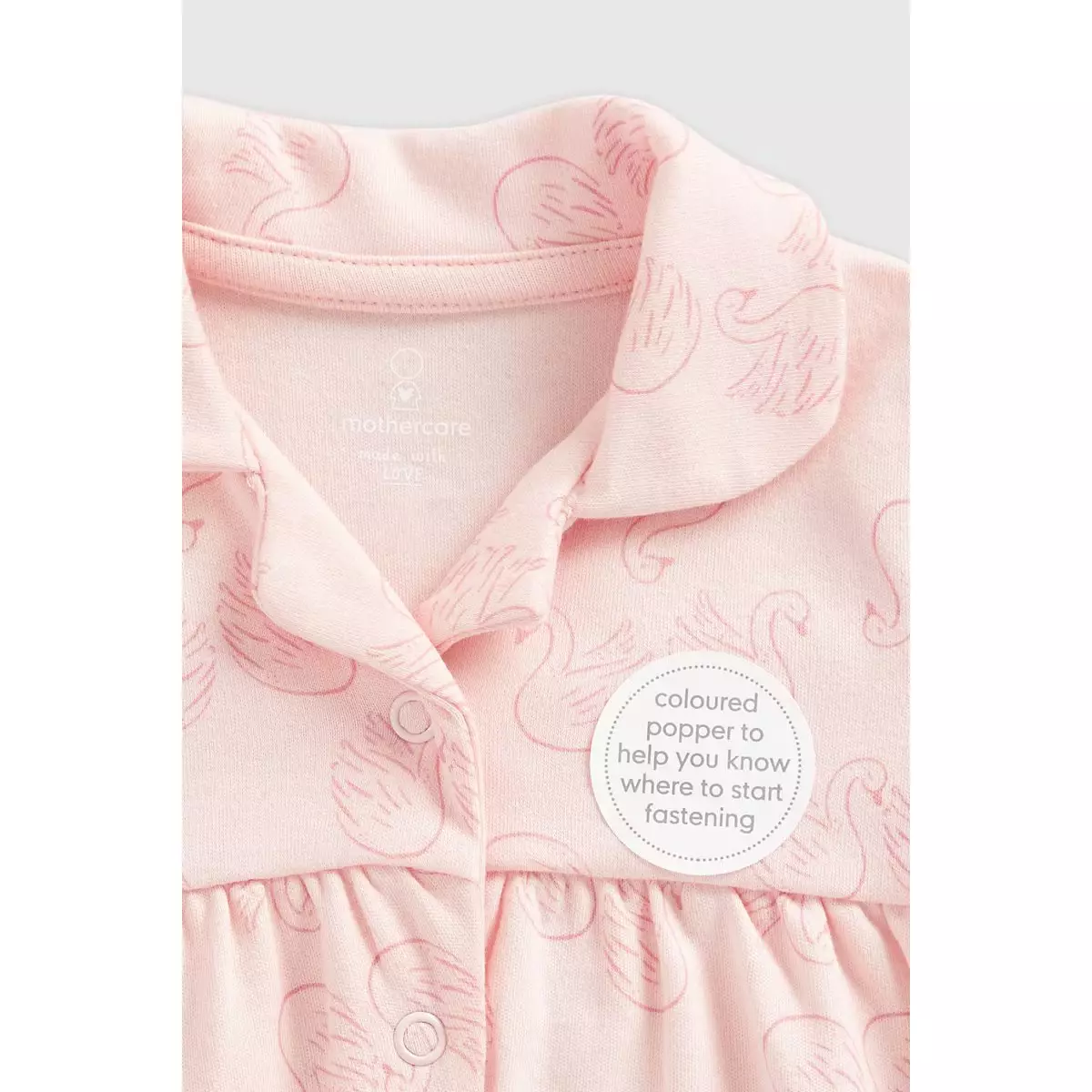 Mothercare Swan and Bunny Pyjamas - 2 Pack - Piyama Anak Bayi Perempuan (Pink)