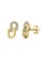 Her Jewellery gold Union Earrings (Yellow Gold) - Made with premium grade crystals from Austria 68538AC80AFDC1GS_1