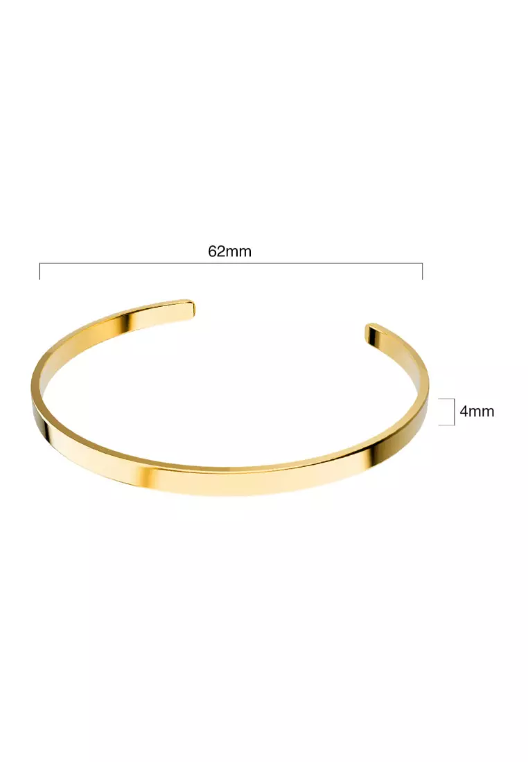 Avenue Classic Cuff Bangle Gold