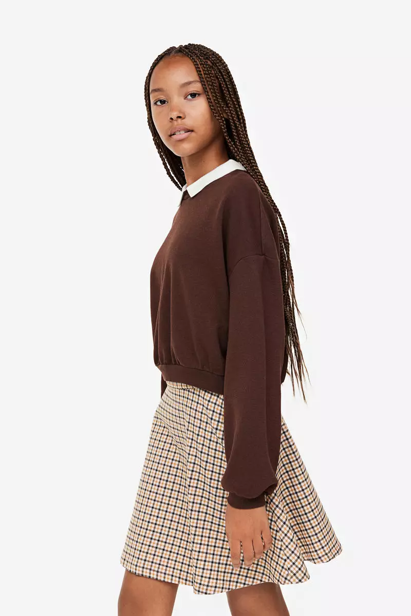 Sweatshirt skirt set 2025