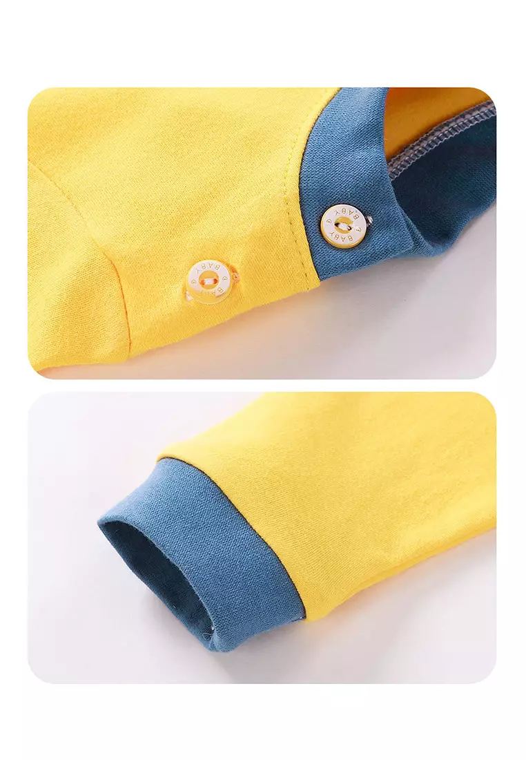 Setelan Bayi Baju Anak Laki Laki Lengan Panjang Piyama Set Celana Kaos Import Motif Lucu Smile Egg Venrz 4251