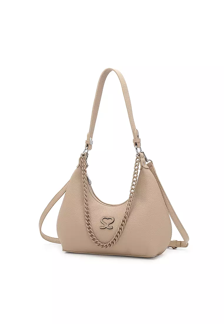 Women's Top Handle Bag / Sling Bag / Crossbody Bag / Shoulder Bag - Apricot