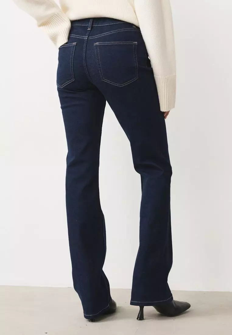 Mid Rise Stretch Bootcut Jeans