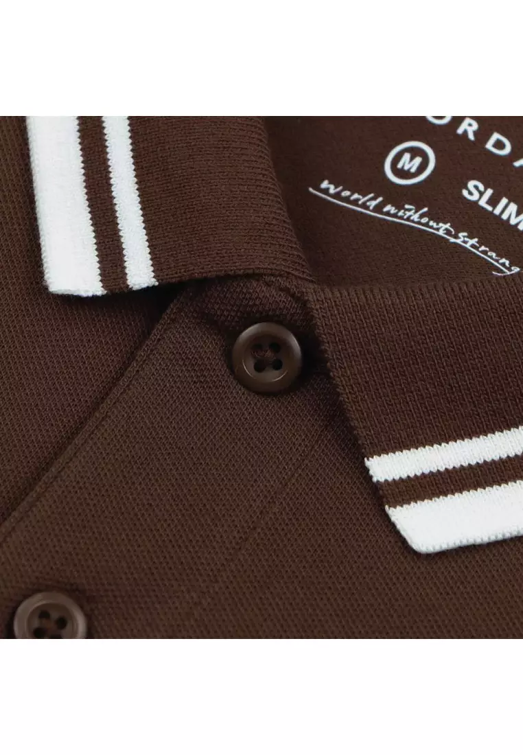 Men's Cotton Lycra Short Sleeve Slim Polo 01015018
