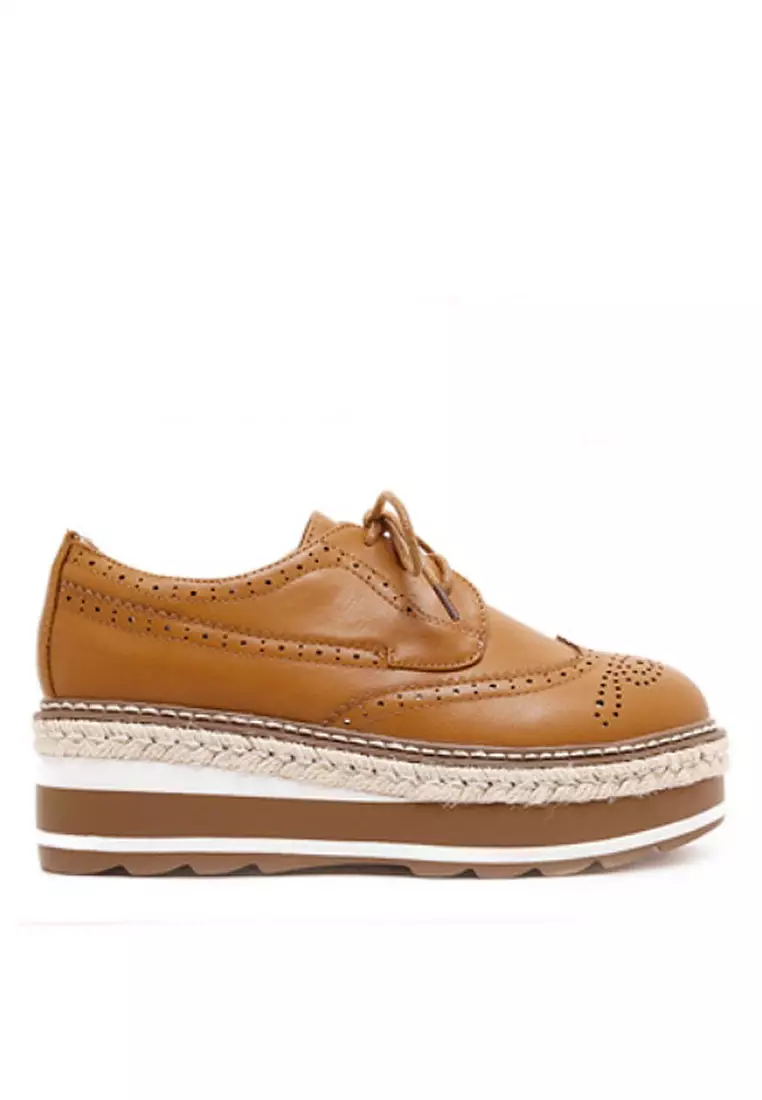 Discount on Twenty Eight Shoes  shoes - SKU: Platform Brouge Oxford Shoes VF867