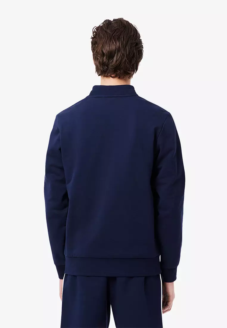 Logo Trim Fleece Sweatshirt