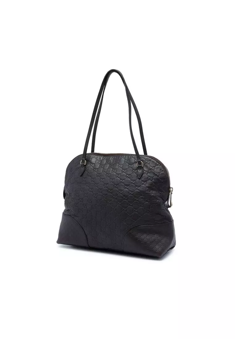 Pre-Loved Gucci Medium Guccissima Bree Dome Tote