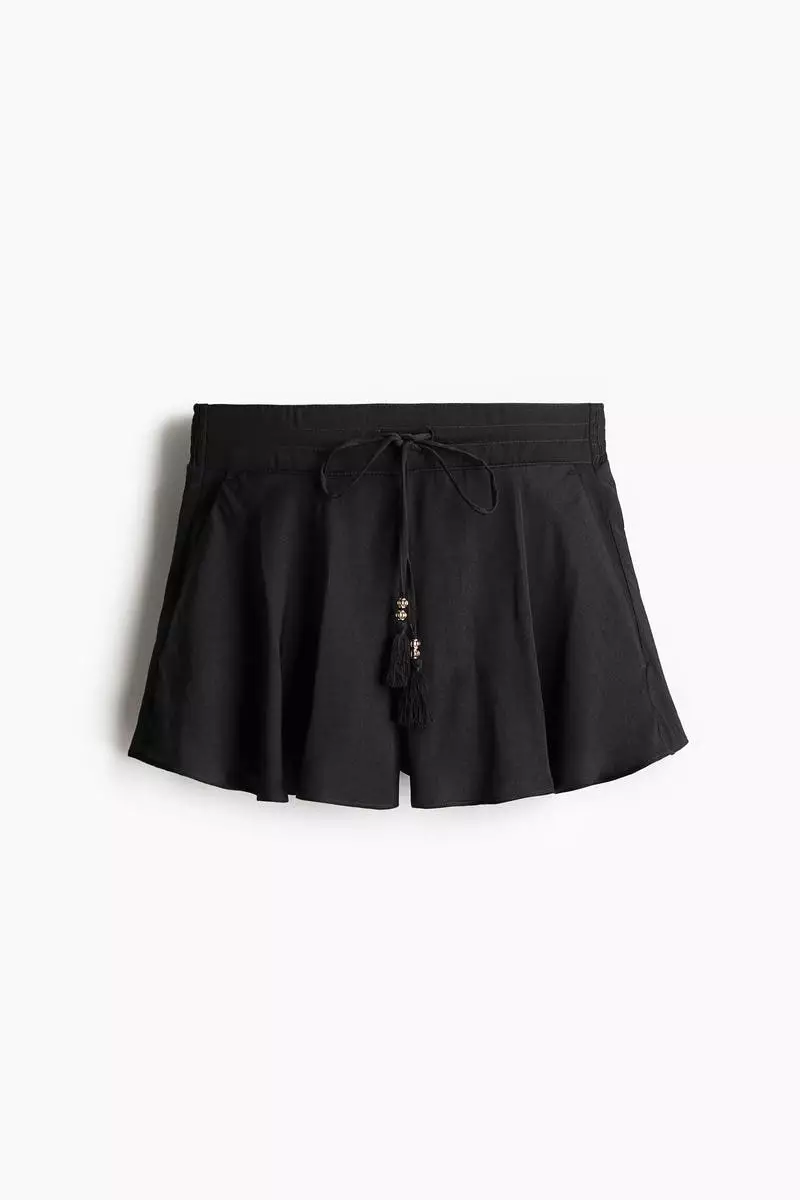 Airy drawstring shorts