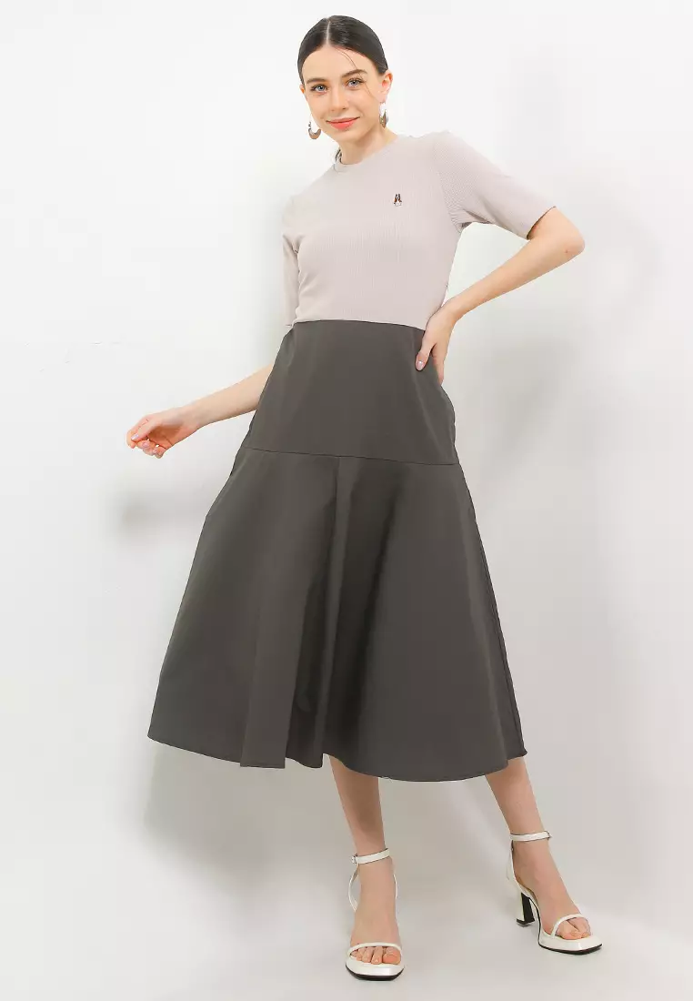 90S Hika Combination Dress