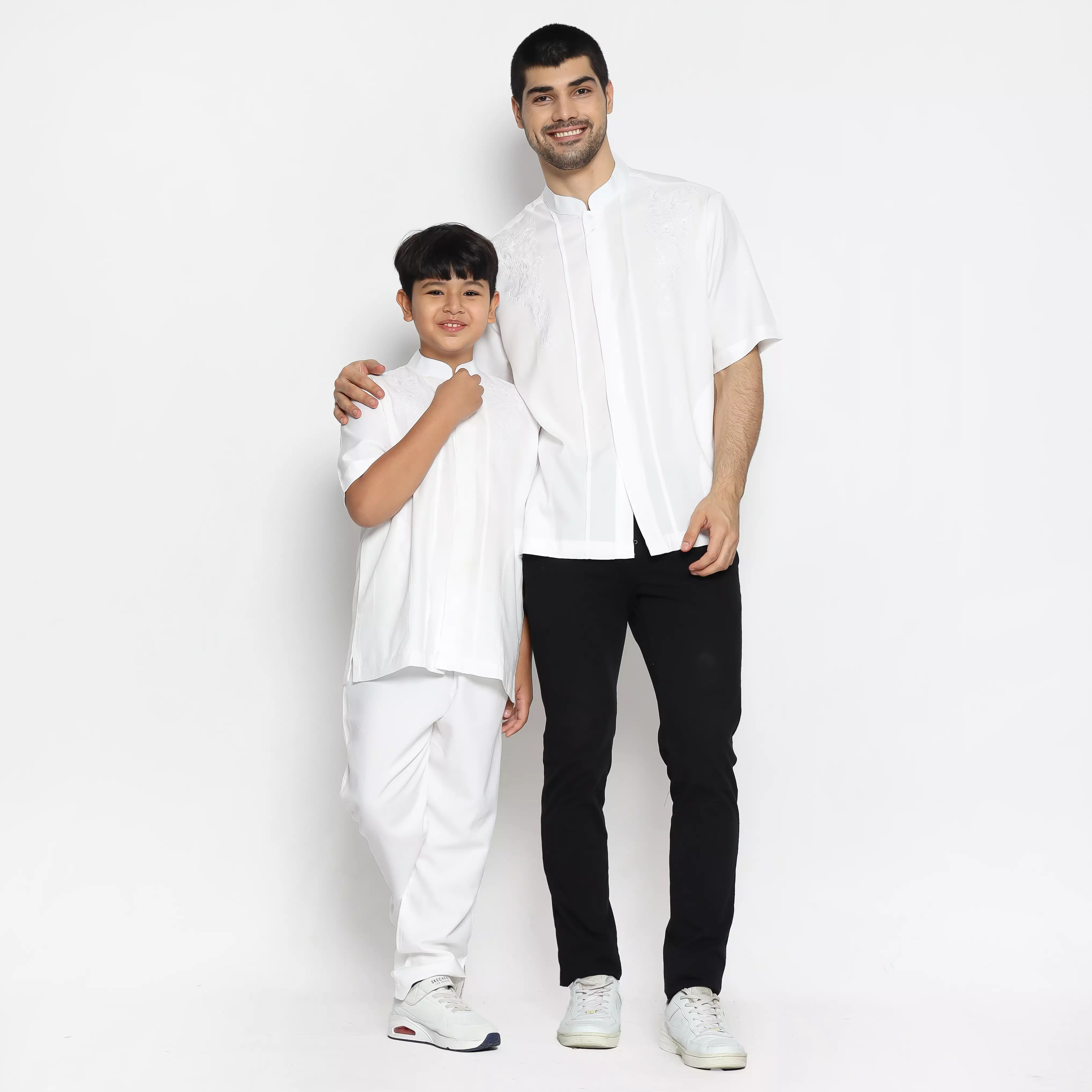 Baju Koko Anak KKA 41 White Lengan Pendek