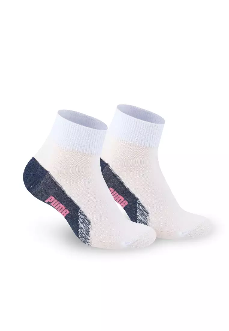 Puma Girls’ Cotton Lite Thin Casual Ankle Socks 3 pairs in a pack PGCKG22