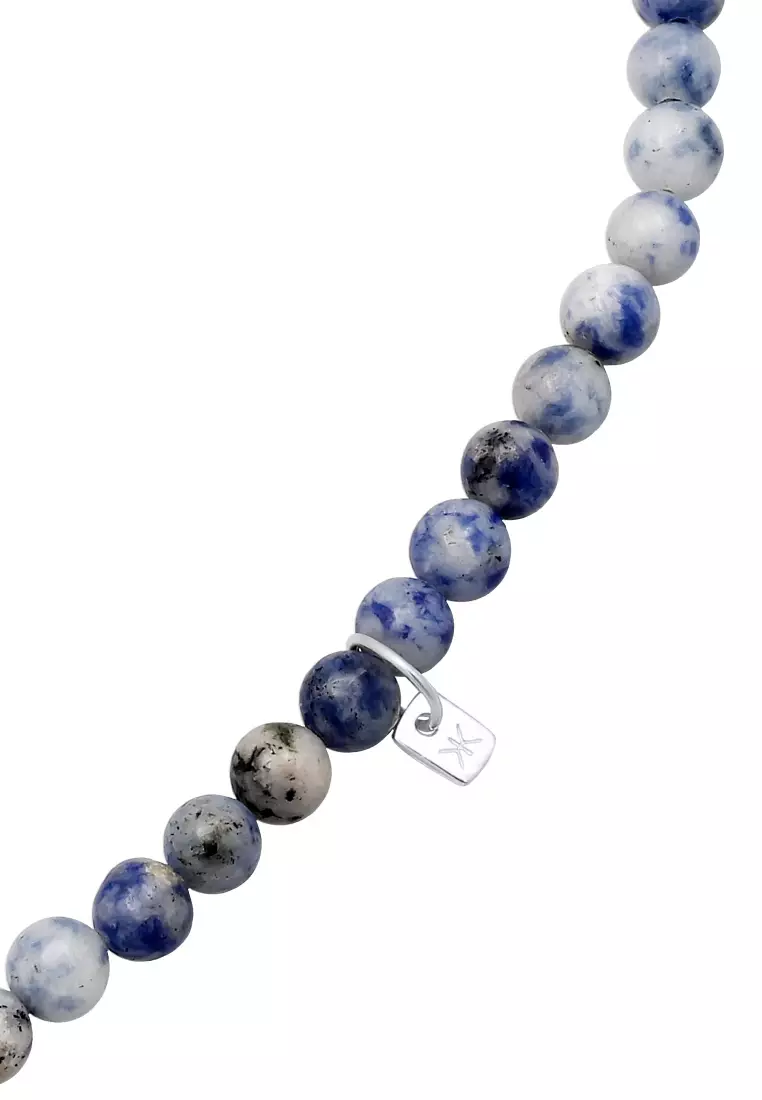 Jewelry Accessories Men Ball Agate Blue Gemstones