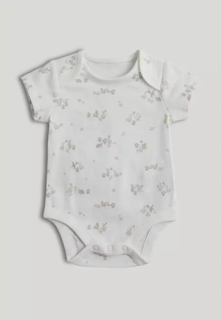 5 Pack My First Pink Short-Sleeved Bodysuits
