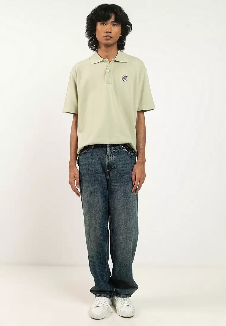 Buy Maison Kitsune Fox Head Comfort Polo Shirt 2026 Online | ZALORA