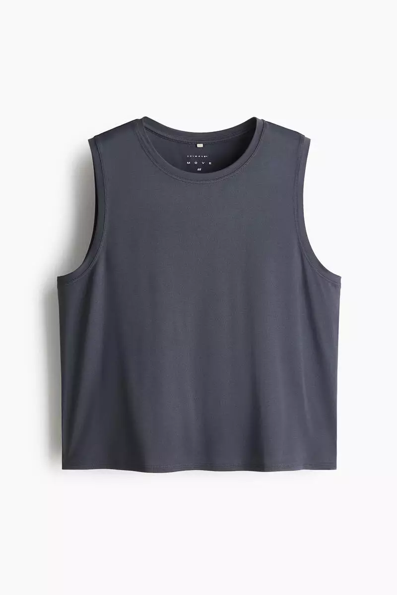 Boxy-style sports vest top with DryMove™