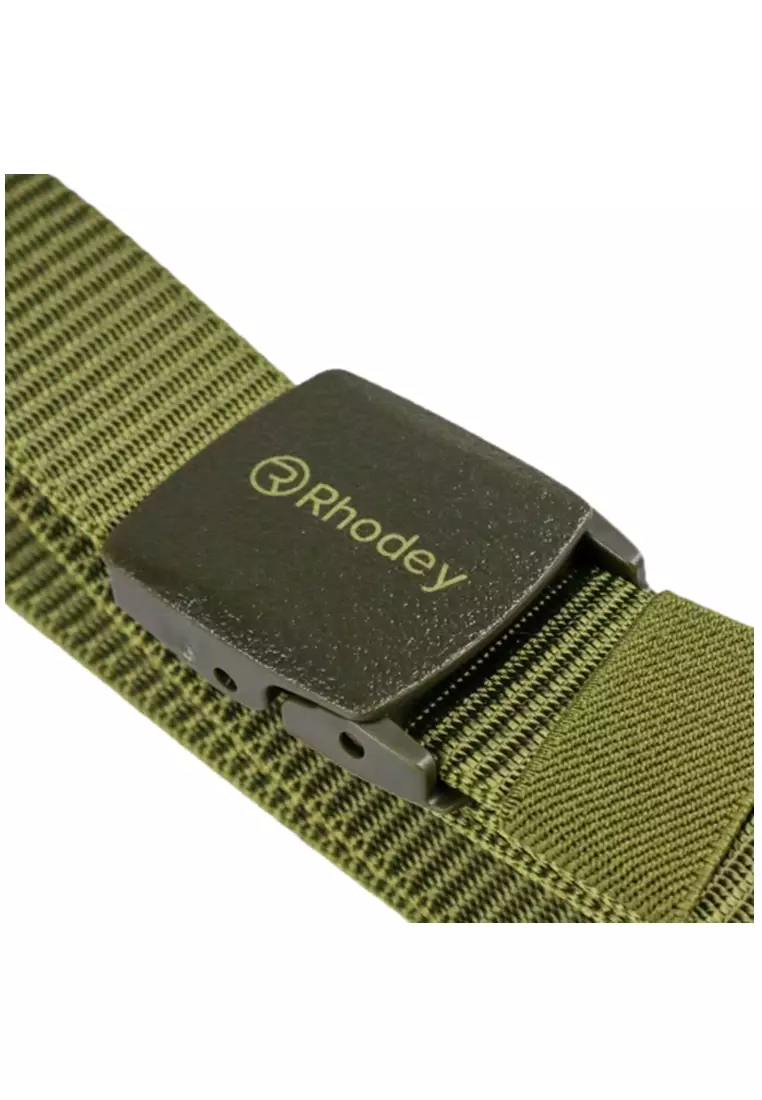 Jhoseph Tali Ikat Pinggang Pria Anti Xray Plastik Automatic Buckle Material Kanvas ORIGINAL - Army Green