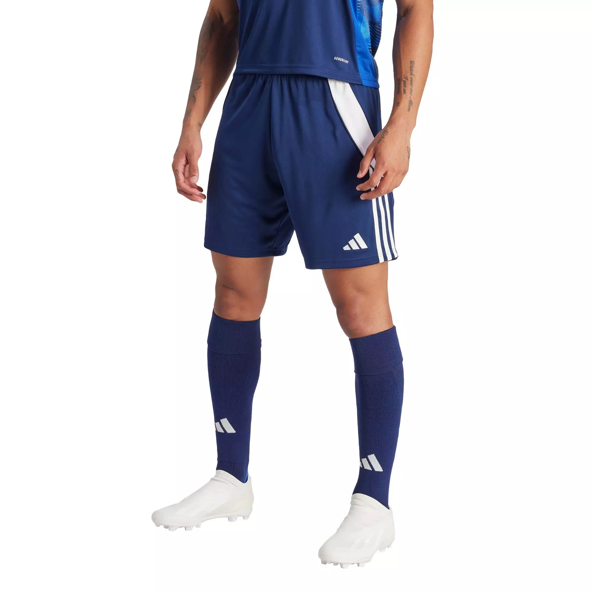 Football Tiro 24 Shorts Men Blue IR9377