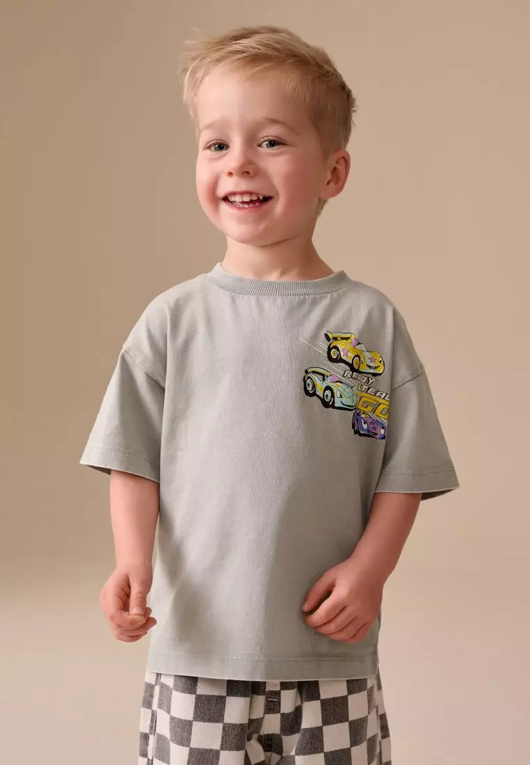 Short Sleeve Back Print T-Shirt